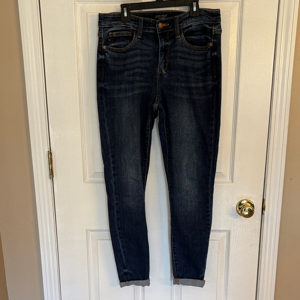 Judy Blue Dark Indigo Skinny Jeans
